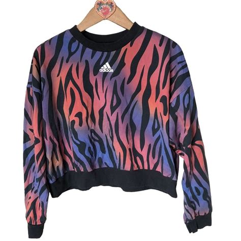 adidas tijgerprint trui|adidas Women's Tiger Printed Sweatshirt .